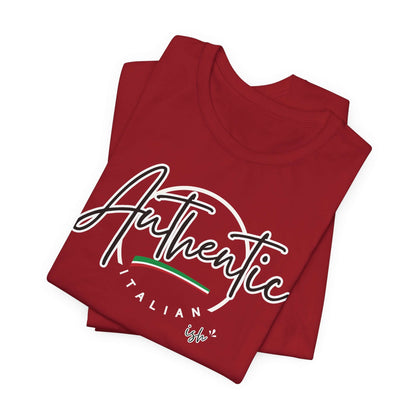 Italian Pride Short Sleeve Tee, Authentic Italian 'ish', Proud to be Italian 