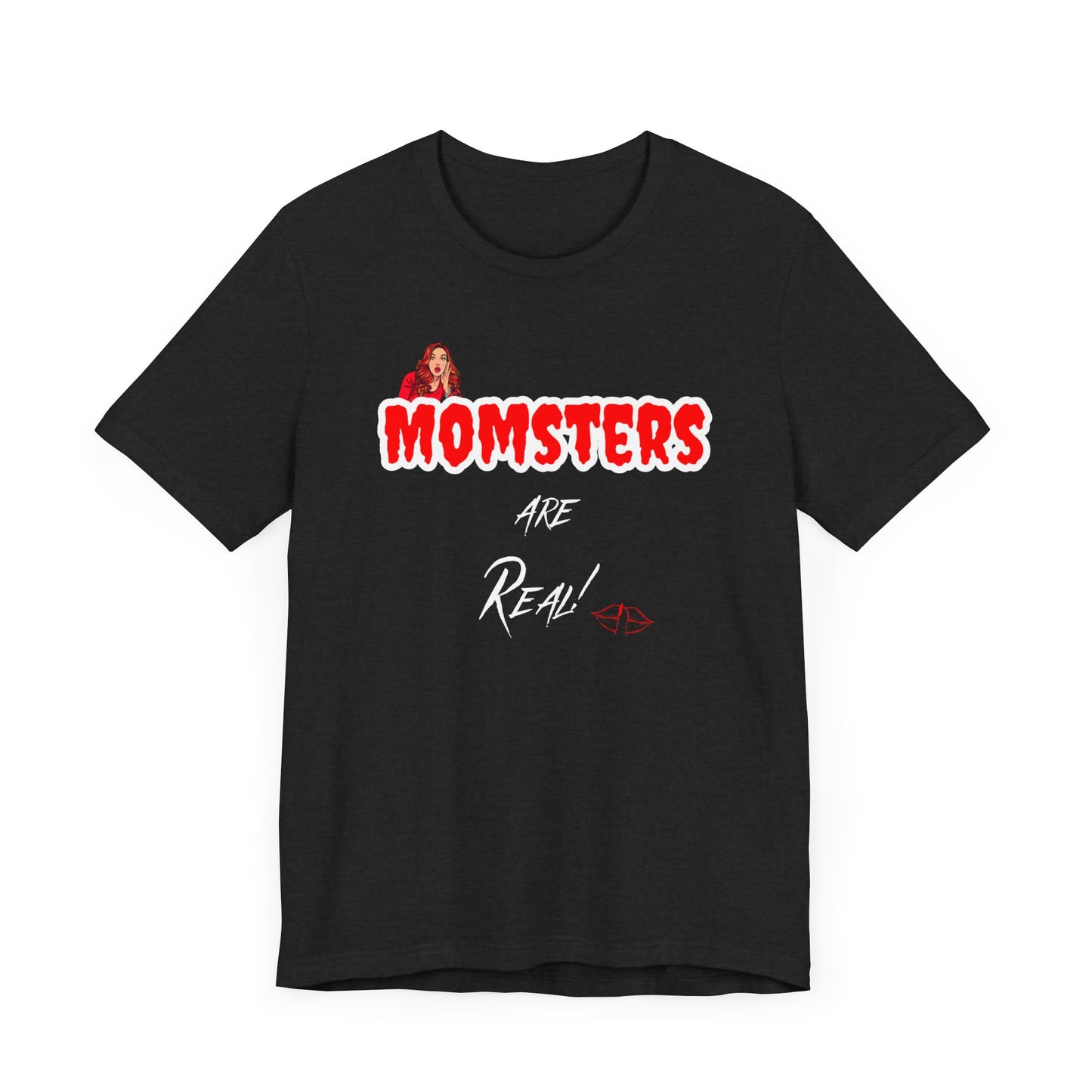 Unisex Jersey Short Sleeve Halloween Graphic T -"Momsters are Real" - In Style Chics Boutique LLC