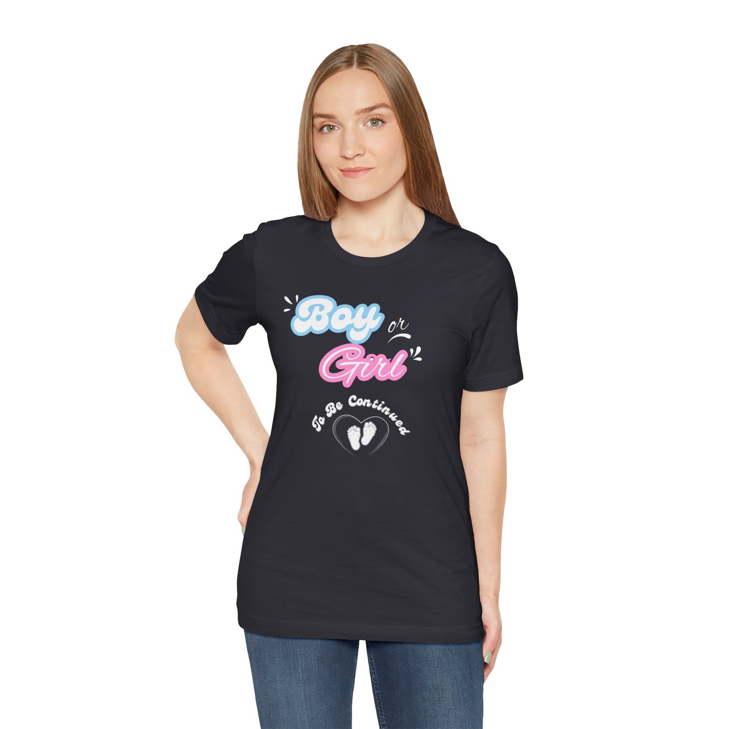 Baby Gender 'Boy or Girl' Short Sleeve Tee - Obsession Expressions by In Style Chics Boutique Cute Graphic Ts 