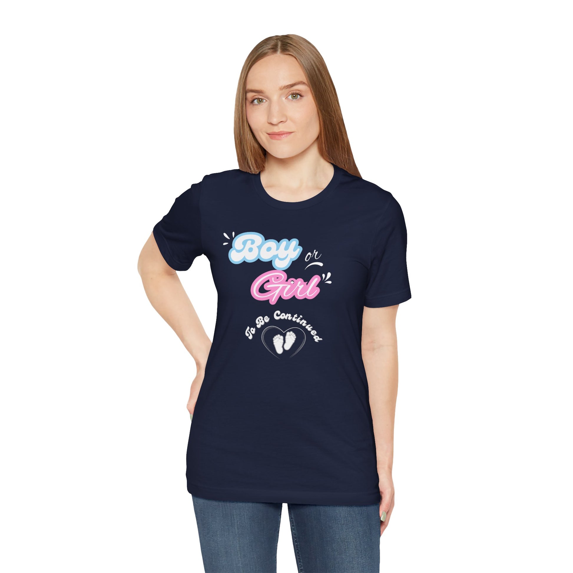 Baby Gender 'Boy or Girl' Short Sleeve Tee - Obsession Expressions by In Style Chics Boutique Cute Graphic Ts 