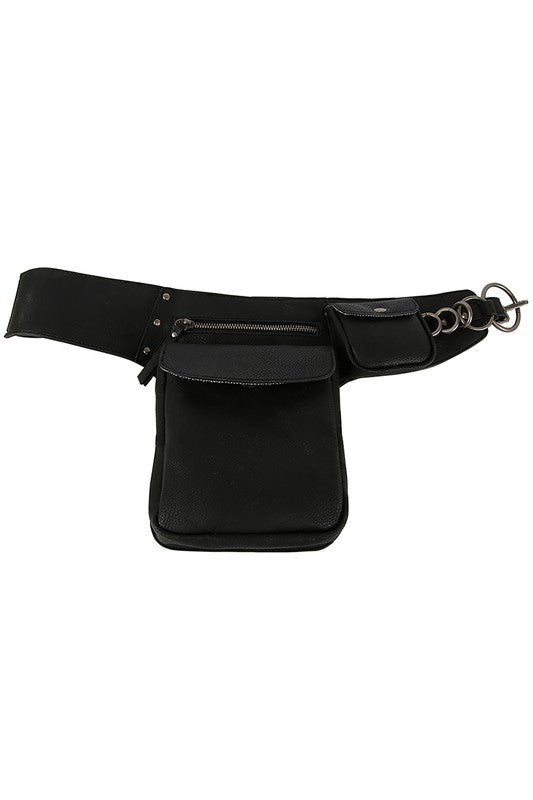 Fashion Ring Fanny Pack Sling Bag - In Style Chics Boutique LLC