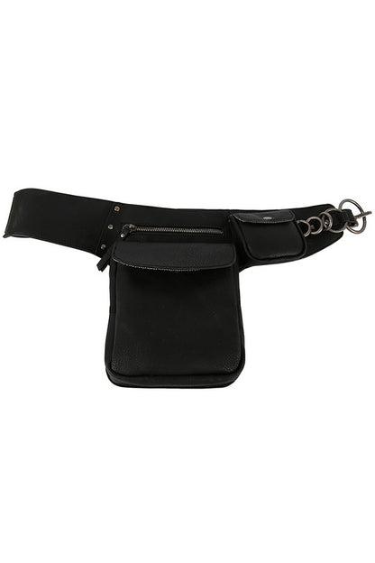 Fashion Ring Fanny Pack Sling Bag - In Style Chics Boutique LLC