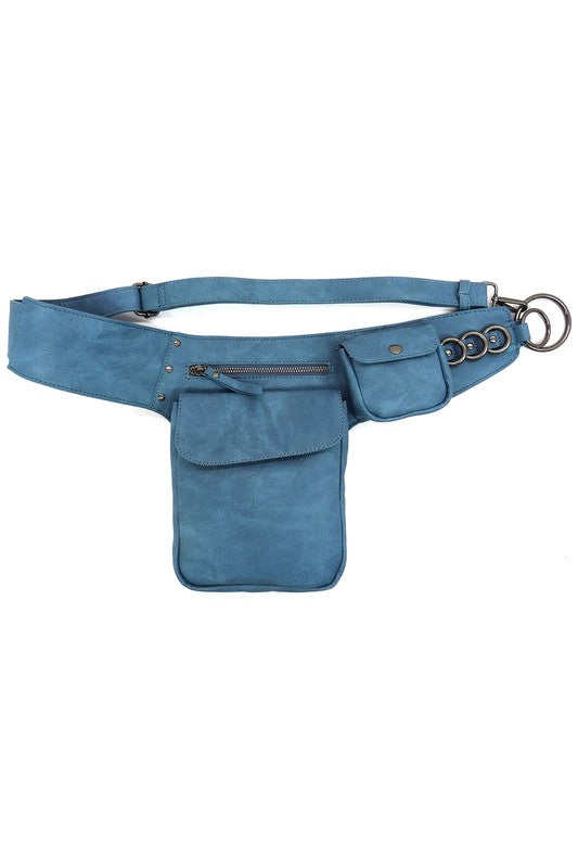 Fashion Ring Fanny Pack Sling Bag - In Style Chics Boutique LLC