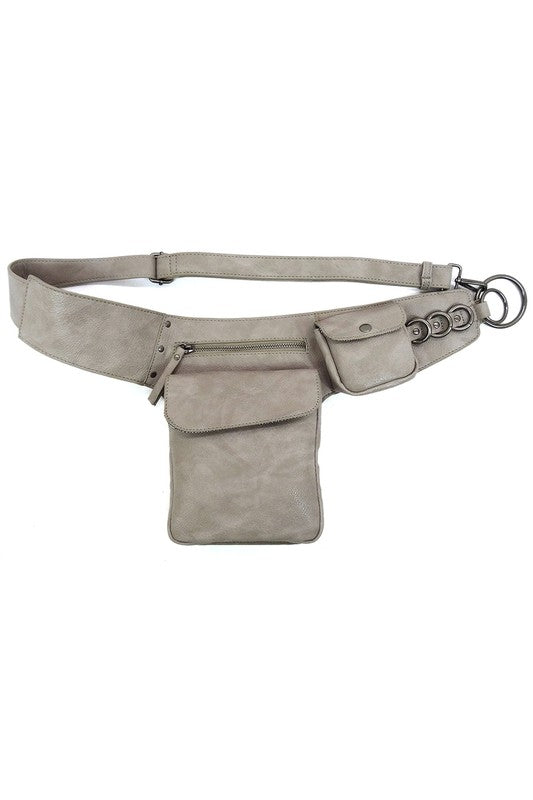 Fashion Ring Fanny Pack Sling Bag - In Style Chics Boutique LLC