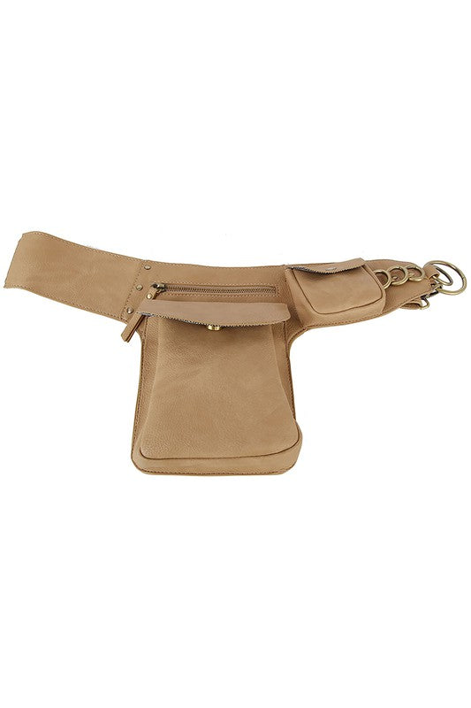Fashion Ring Fanny Pack Sling Bag - In Style Chics Boutique LLC