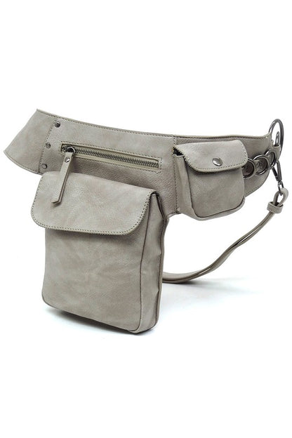 Fashion Ring Fanny Pack Sling Bag - In Style Chics Boutique LLC