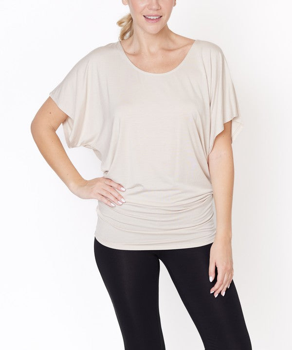 BAMBOO SK U NECK TUNIC - In Style Chics Boutique LLC