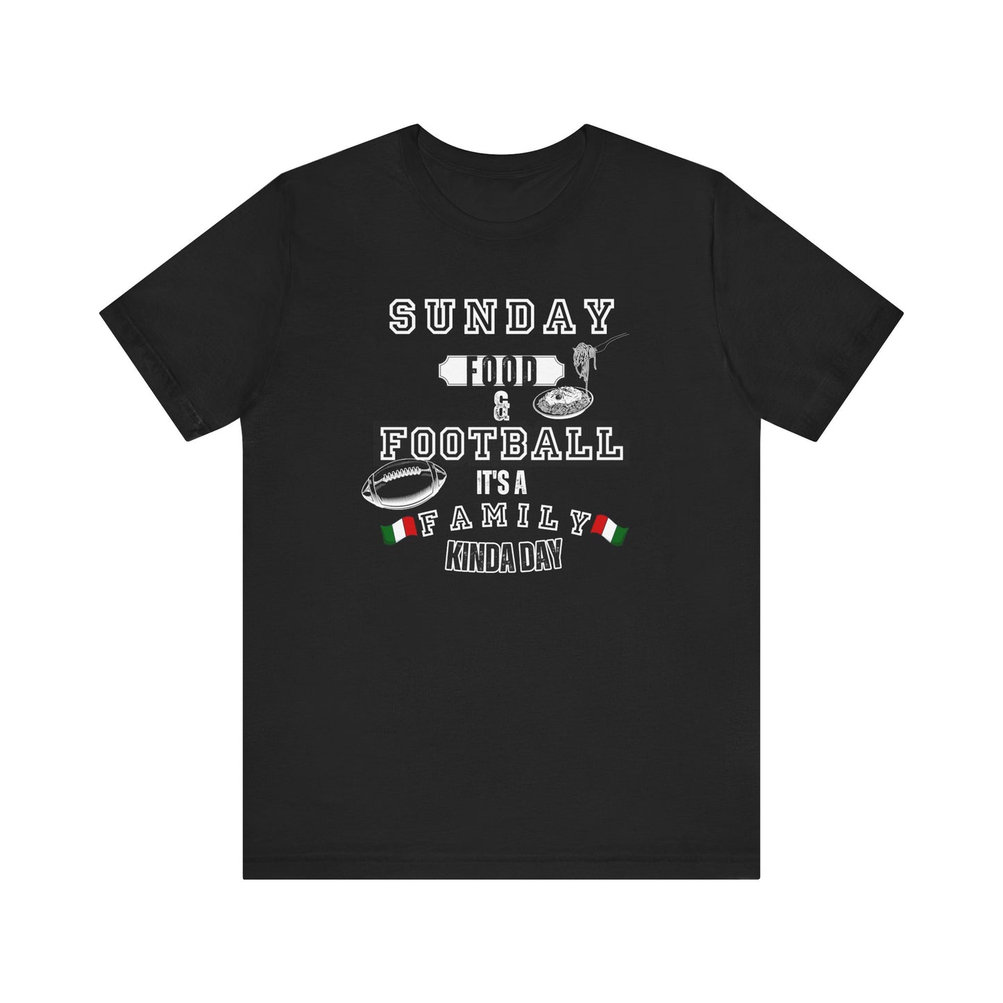 Football Sunday Unisex Tee - Italian Family Vibes - In Style Chics Boutique LLC