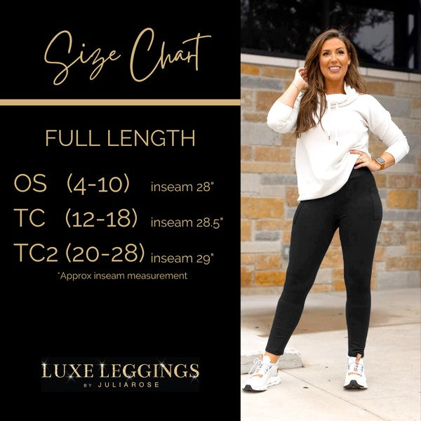 Olive Green Full Length Leggings with Pocket - In Style Chics Boutique LLC