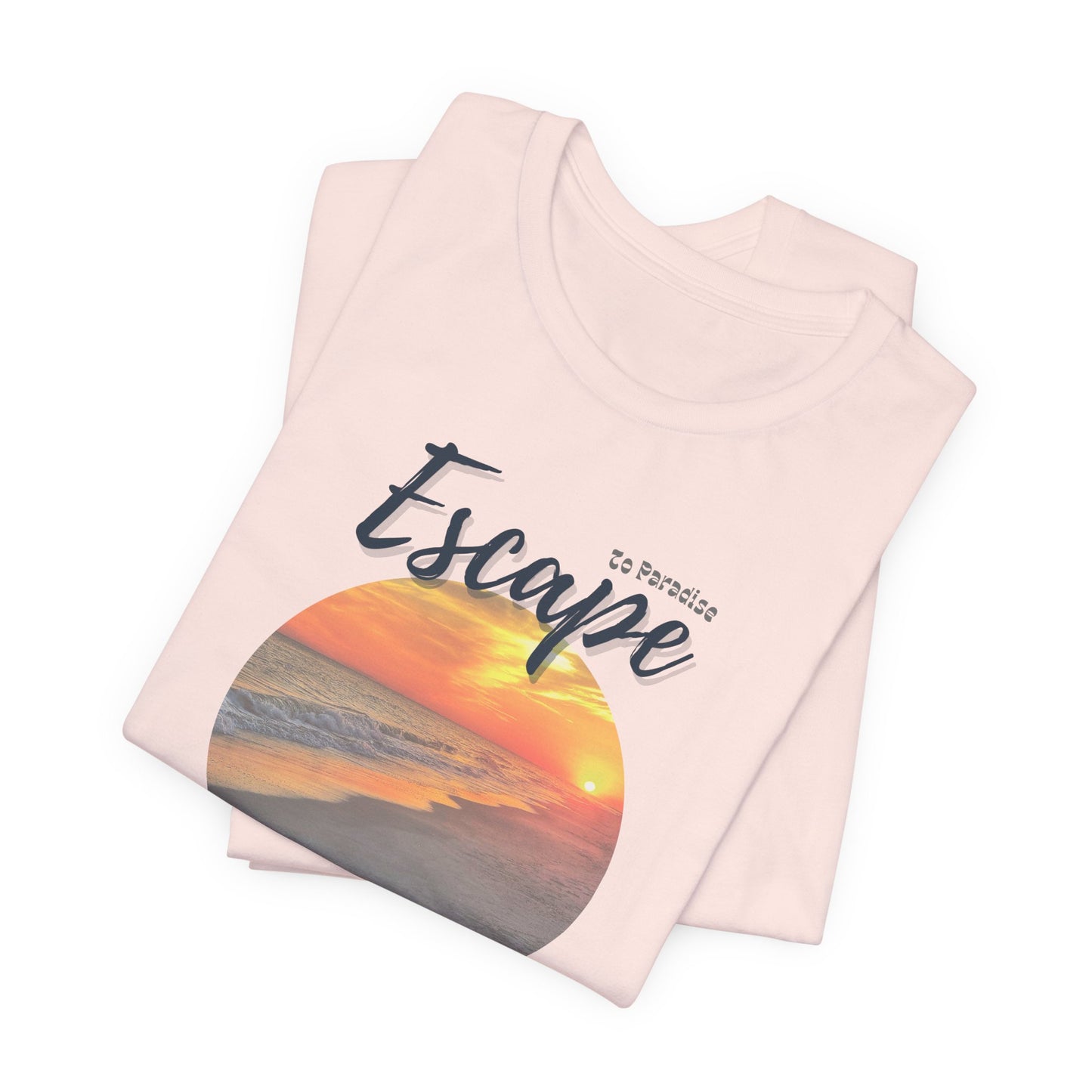 Escape to Paradise Printed Tee, Destination Beach - In Style Chics Boutique Cute Graphic T-shirts 