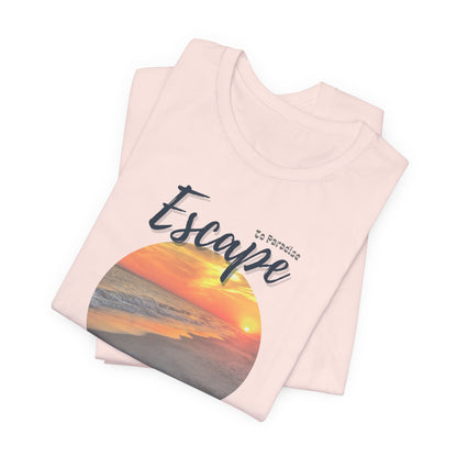 Escape to Paradise Printed Tee, Destination Beach - In Style Chics Boutique Cute Graphic T-shirts 