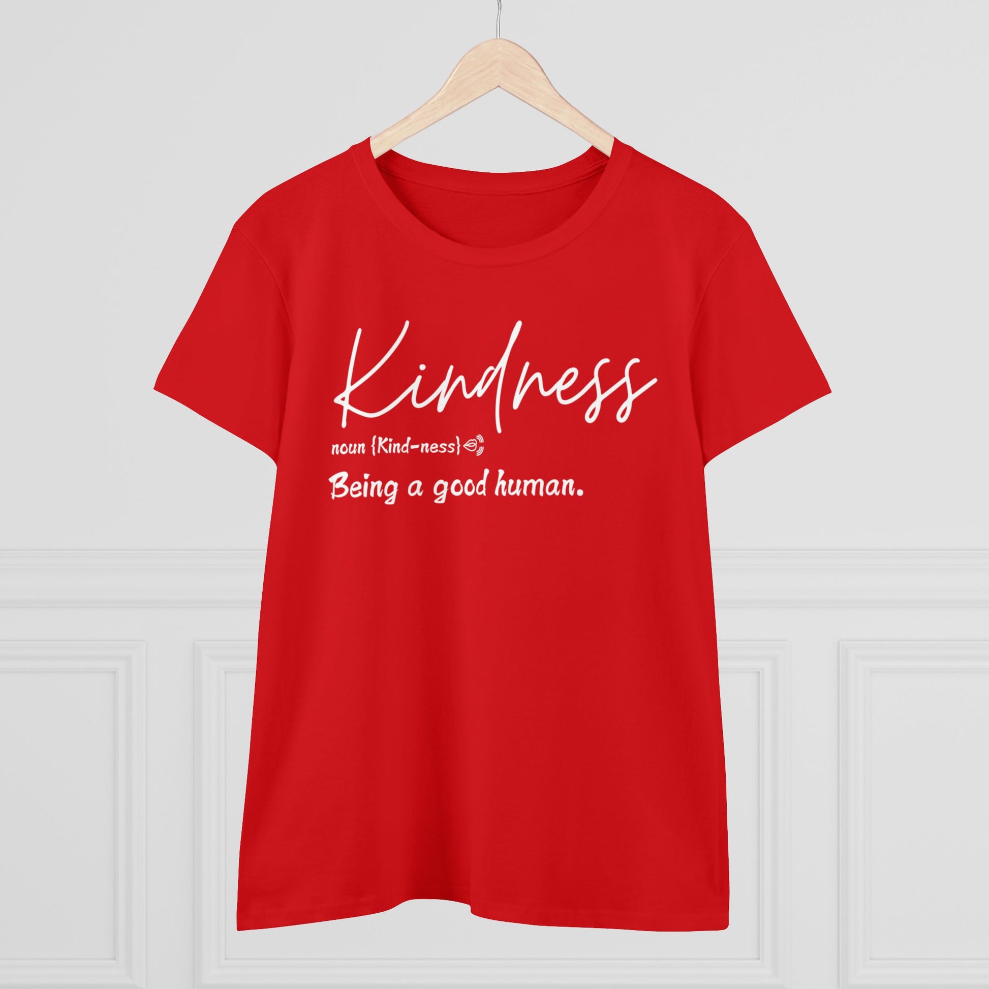 Women's Midweight Cotton "Kindness" Graphic Tee - In Style Chics Boutique LLC