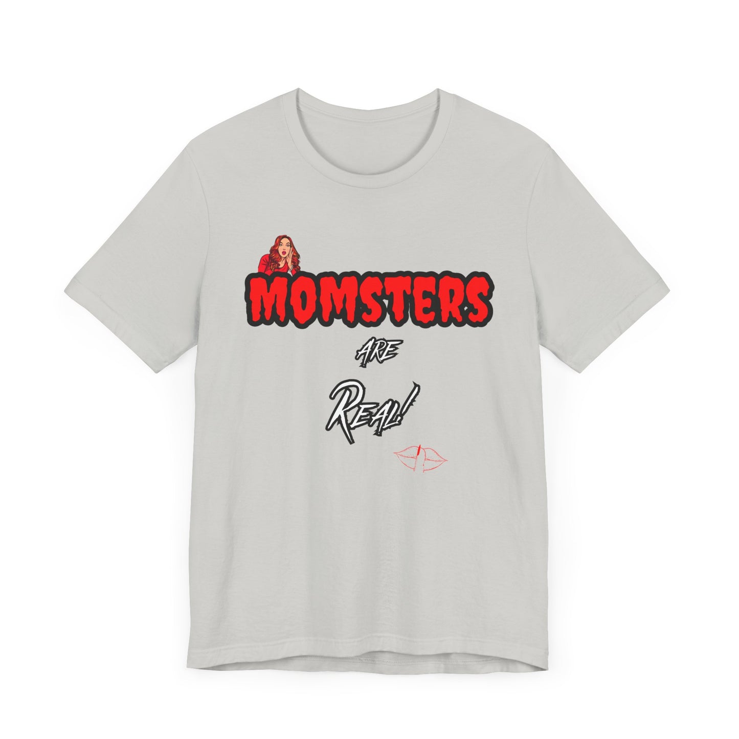 Unisex Jersey Short Sleeve Halloween Graphic T -"Momsters..." Light Color Tees - In Style Chics Boutique LLC