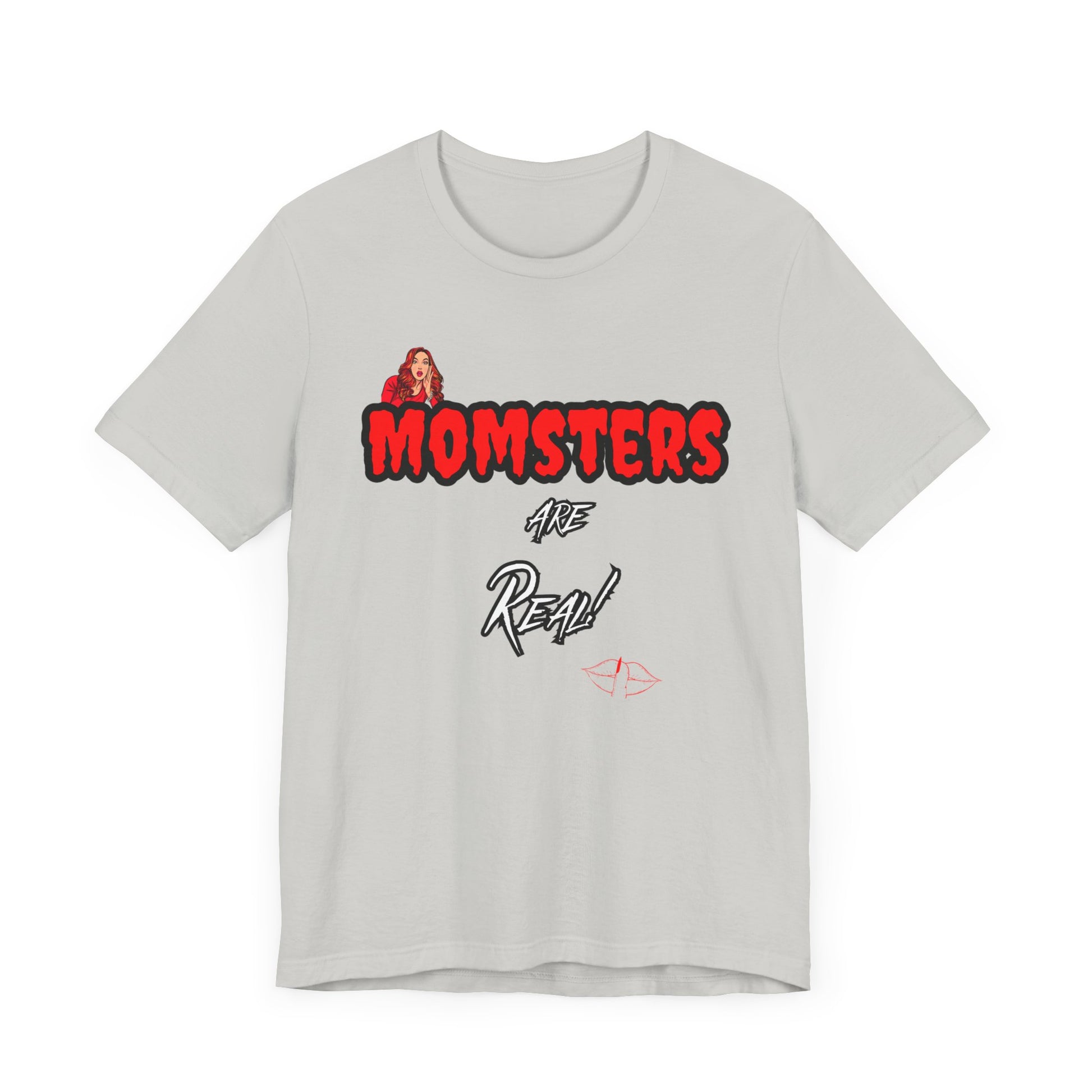 Unisex Jersey Short Sleeve Halloween Graphic T -"Momsters..." Light Color Tees - In Style Chics Boutique LLC