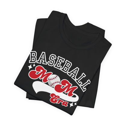 Baseball Mom Era Short Sleeve Tee - Obsession Expressions by In Style Chics Boutique Cute Graphic Ts 