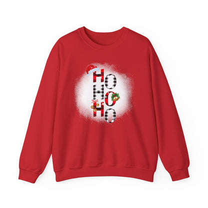 Shop Unisex Heavy Blend™ Crewneck "Ho Ho Ho" Printed Sweatshirt for Christmas at In Style Chics Boutique 