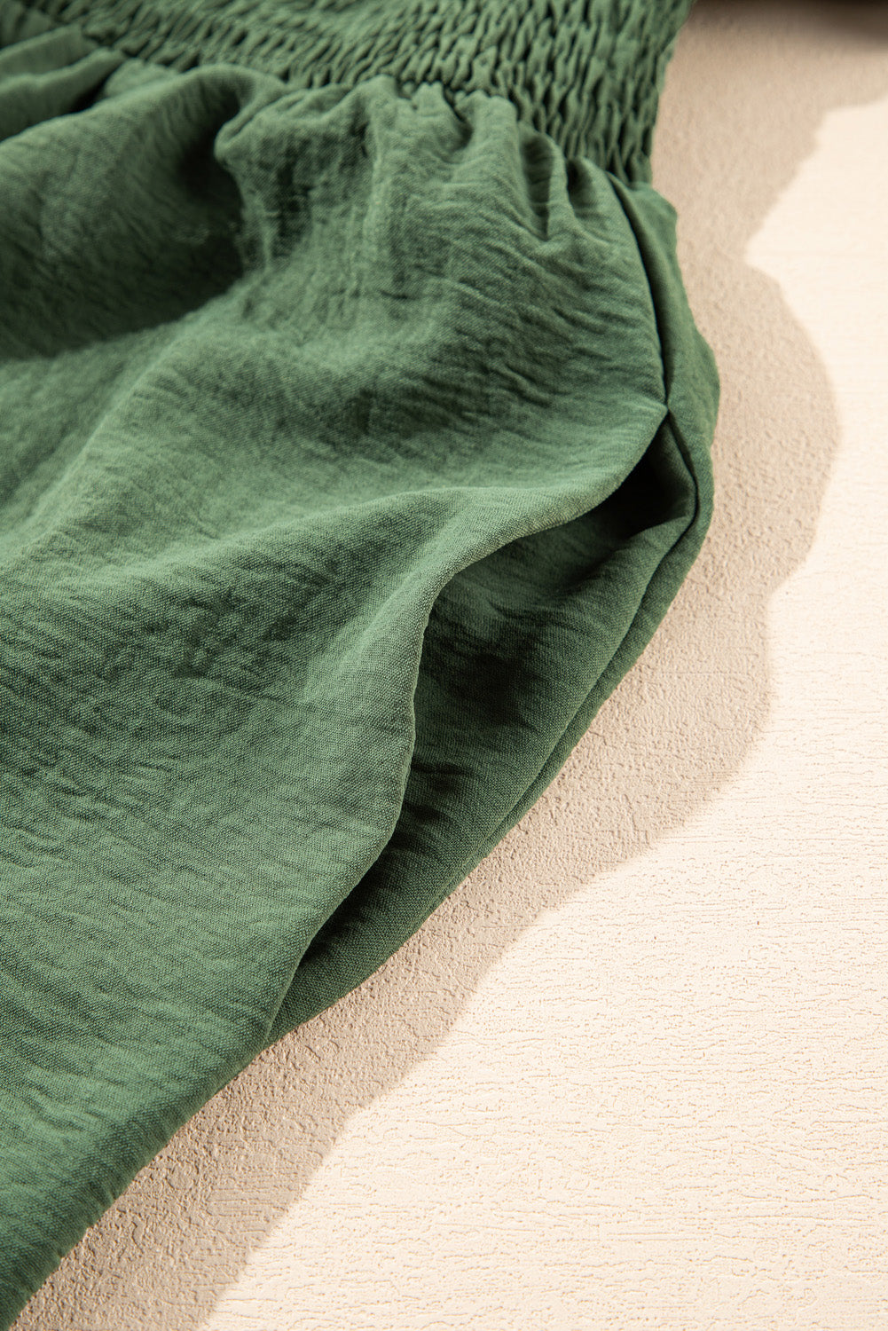 Green Surplice Neckline Smocked High Waist Plus Size Maxi Dress 1X 2X 3X 4X - In Style Chics Boutique 