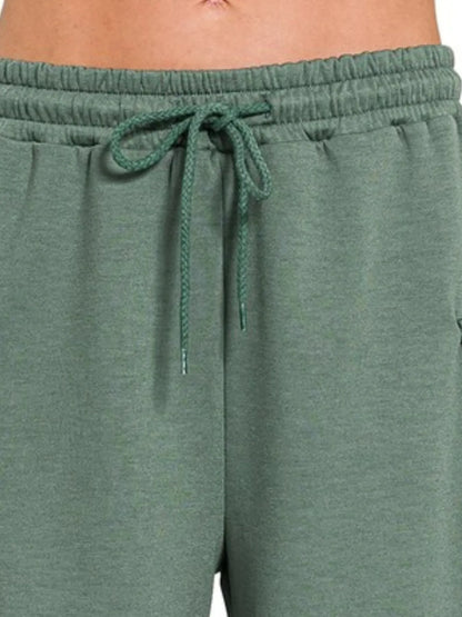 Scuba Shorts with Thigh Pocket  - In Style Chics Boutique Clothes for Women Juniors 