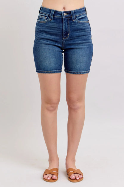 Judy Blue High Waist Bermudas W/ Back Flap Pockets - Best Denim - In Style Chics Boutique 