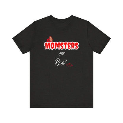 Unisex Jersey Short Sleeve Halloween Graphic T -"Momsters are Real" - In Style Chics Boutique LLC