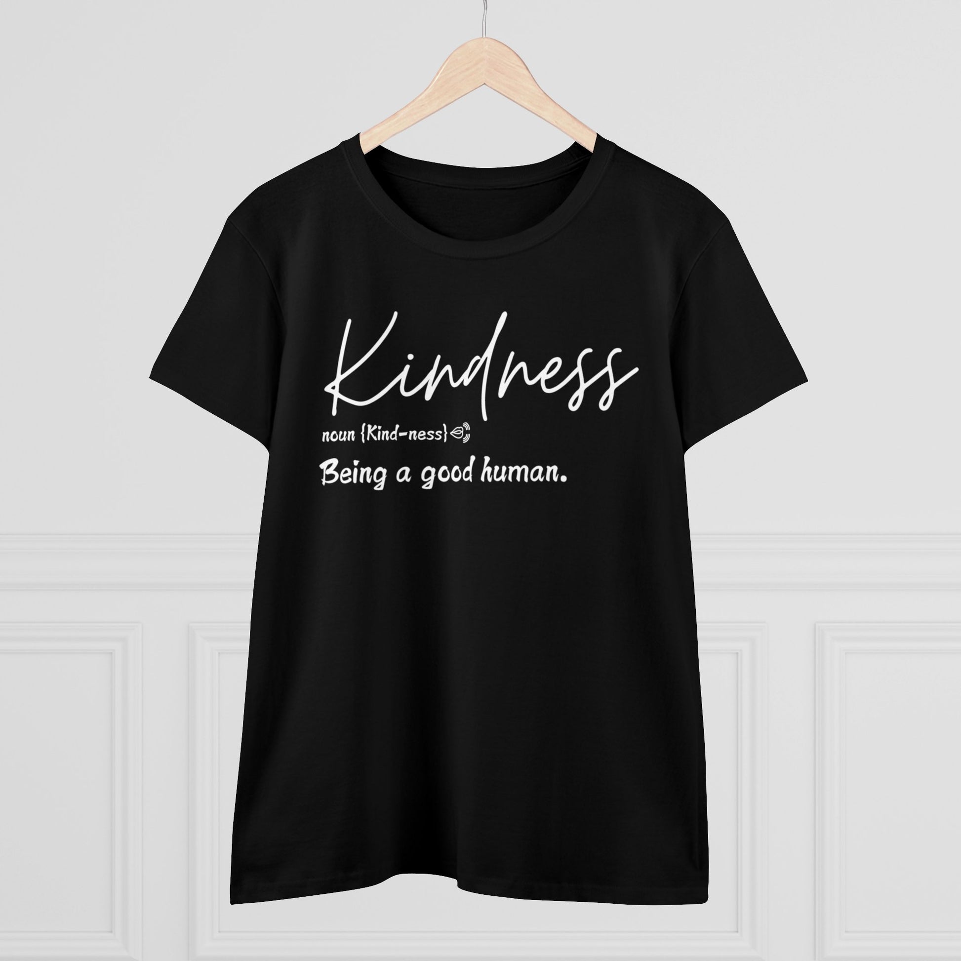 Women's Midweight Cotton "Kindness" Graphic Tee - In Style Chics Boutique LLC