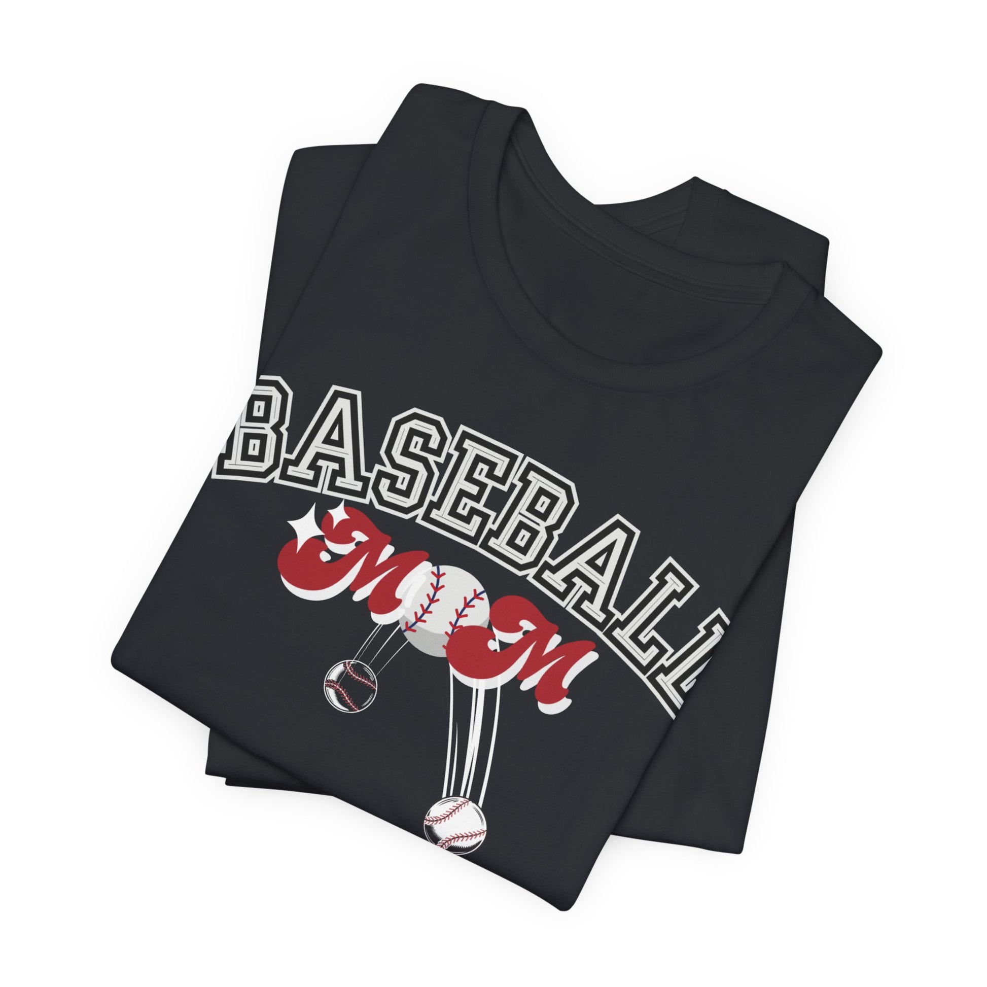 Baseball Mom Short Sleeve Tee, Obsession Expressions by In Style Chics Boutique Cute Graphic T-shirts 