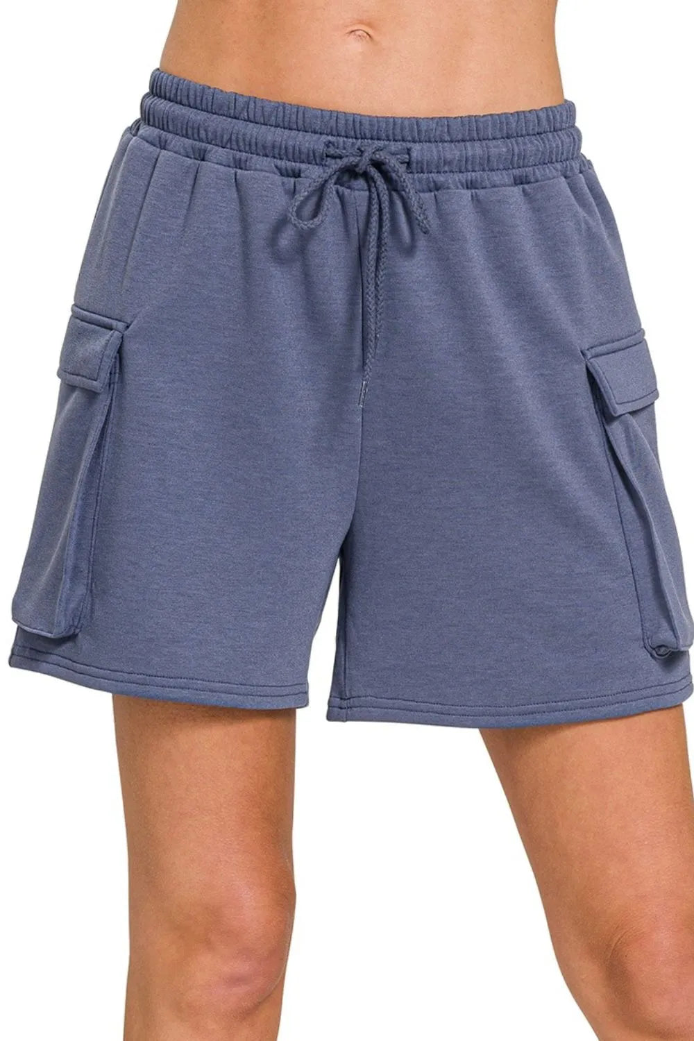 Shorts for Women, Scuba Thigh Pockets - In Style Chics Boutique 
