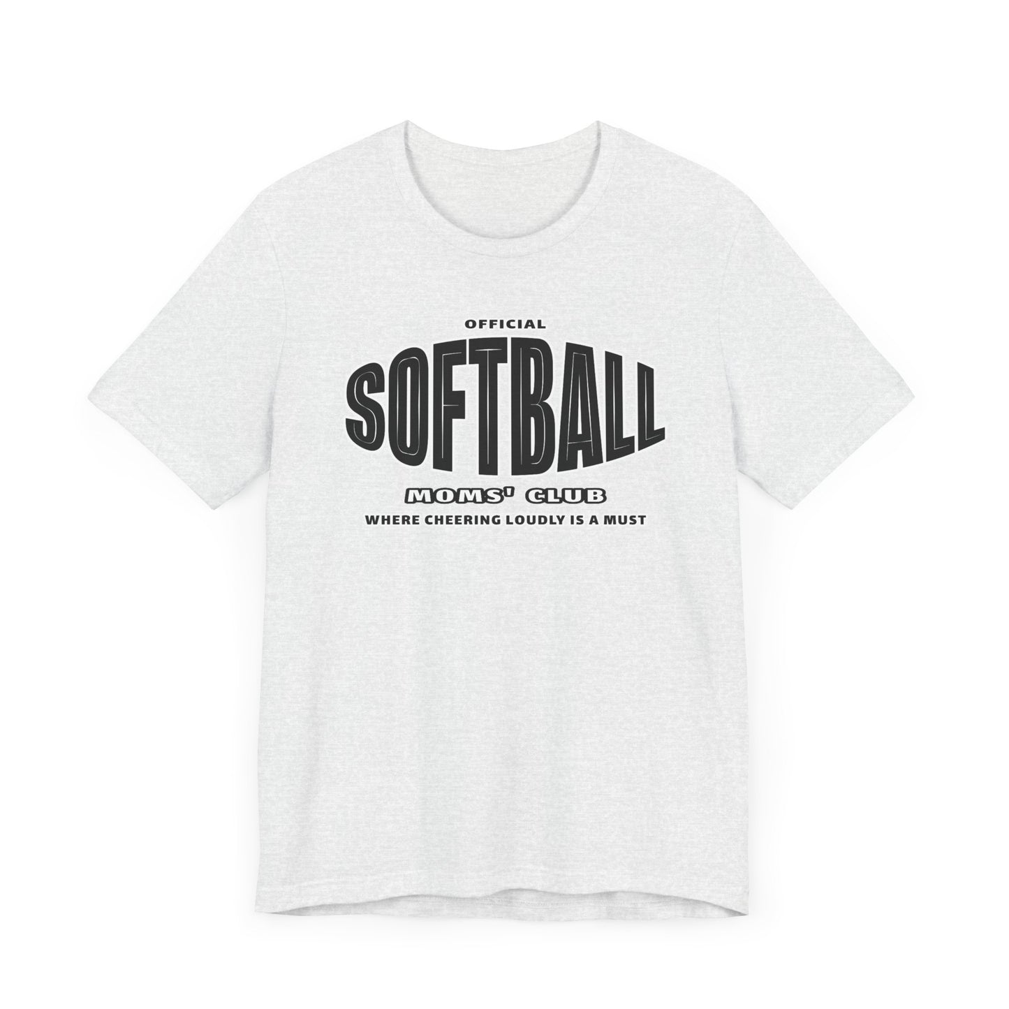 Softball Moms' Club Short Sleeve Tee - Obsession Expressions by In Style Chics Boutique Cute Graphic Ts 