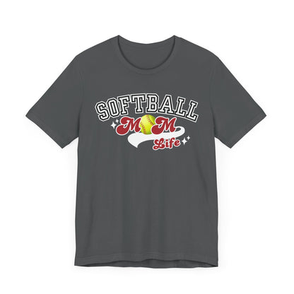 Softball Mom Life Short Sleeve Tee In Style Chics Boutique 