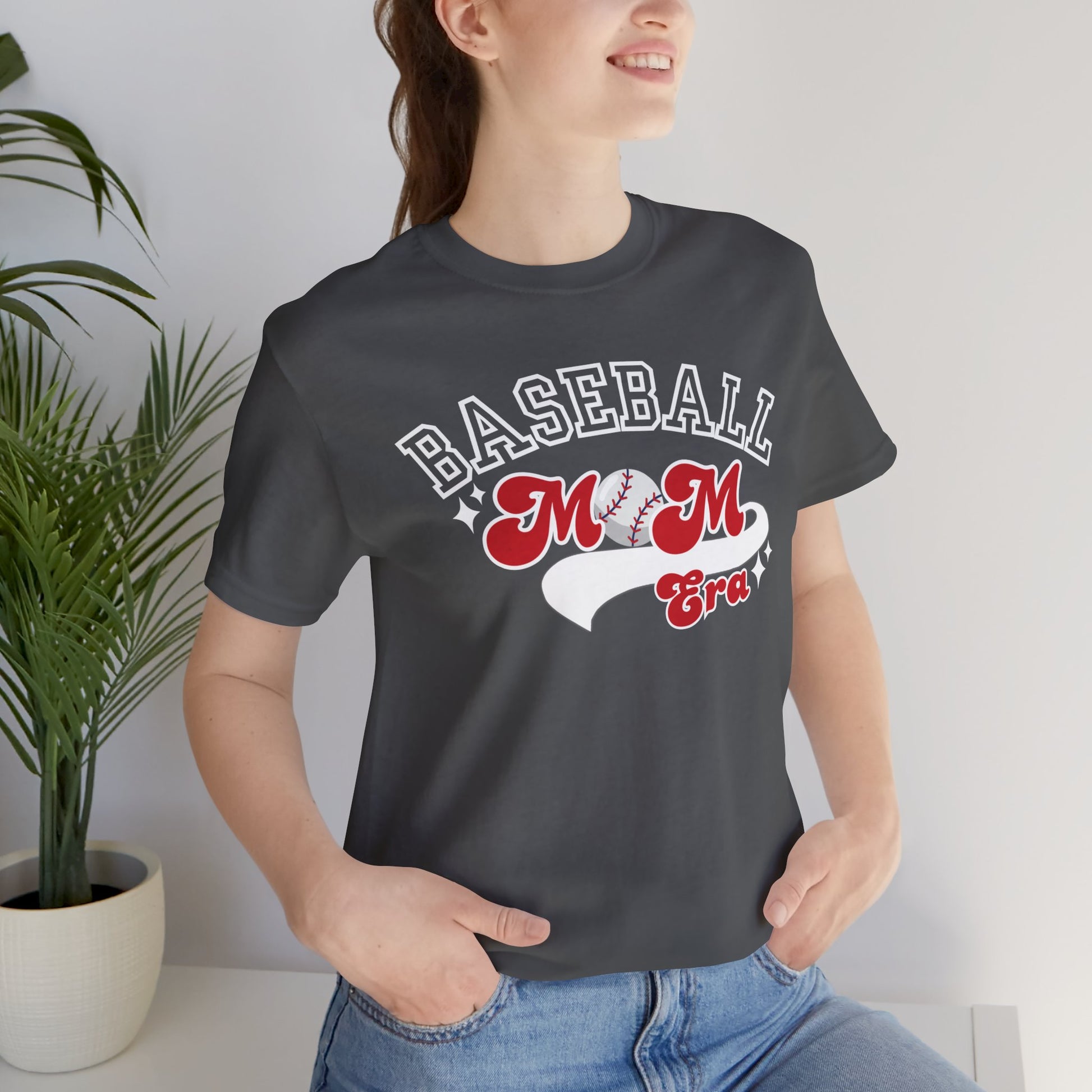 Baseball Mom Era Short Sleeve Tee - Obsession Expressions by In Style Chics Boutique Cute Graphic Ts 
