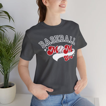 Baseball Mom Era Short Sleeve Tee - Obsession Expressions by In Style Chics Boutique Cute Graphic Ts 