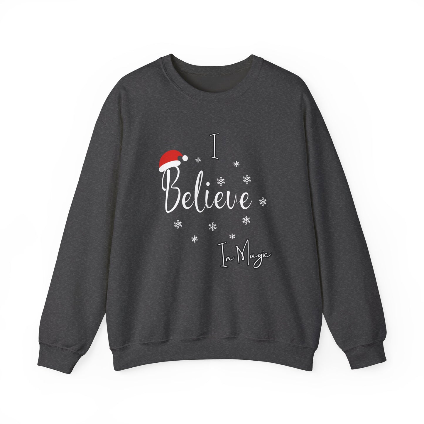Crewneck "I Believe in Magic" Christmas Sweatshirt - In Style Chics Boutique