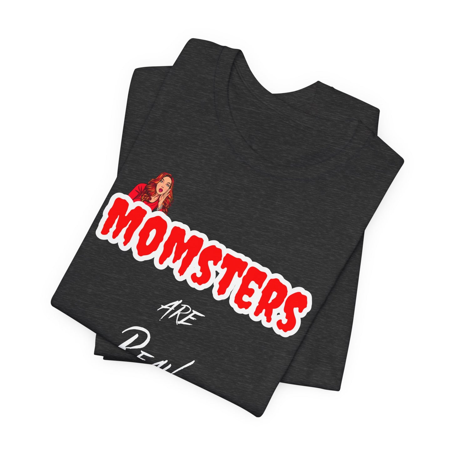 Unisex Jersey Short Sleeve Halloween Graphic T -"Momsters are Real" - In Style Chics Boutique LLC