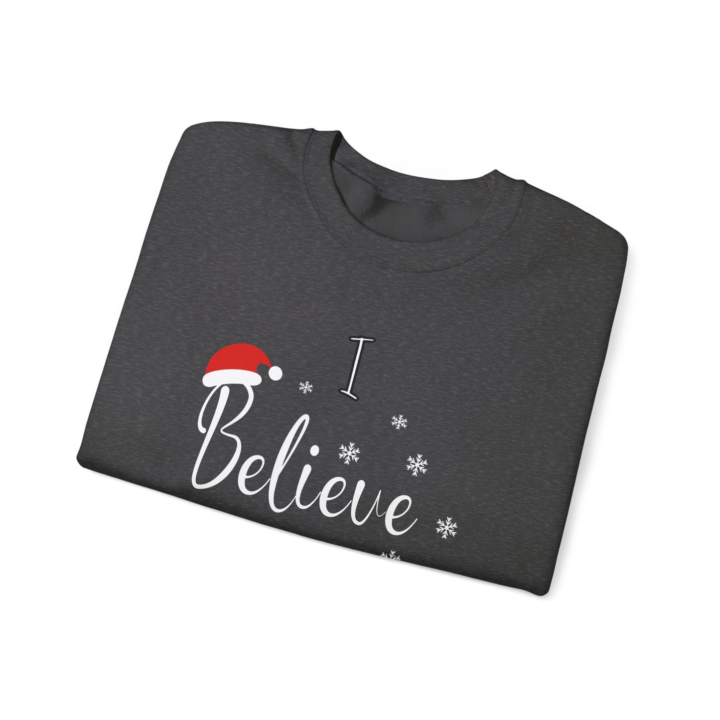 Crewneck "I Believe in Magic" Christmas Sweatshirt - In Style Chics Boutique