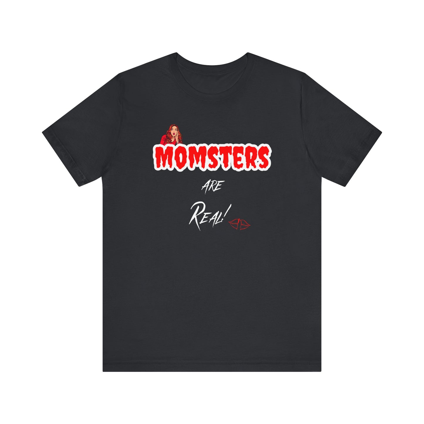 Unisex Jersey Short Sleeve Halloween Graphic T -"Momsters are Real" - In Style Chics Boutique LLC