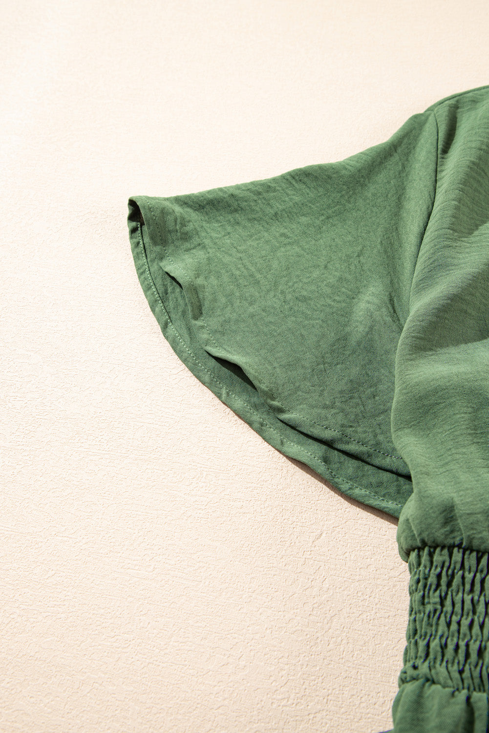 Green Surplice Neckline Smocked High Waist Plus Size Maxi Dress 1X 2X 3X 4X - In Style Chics Boutique 