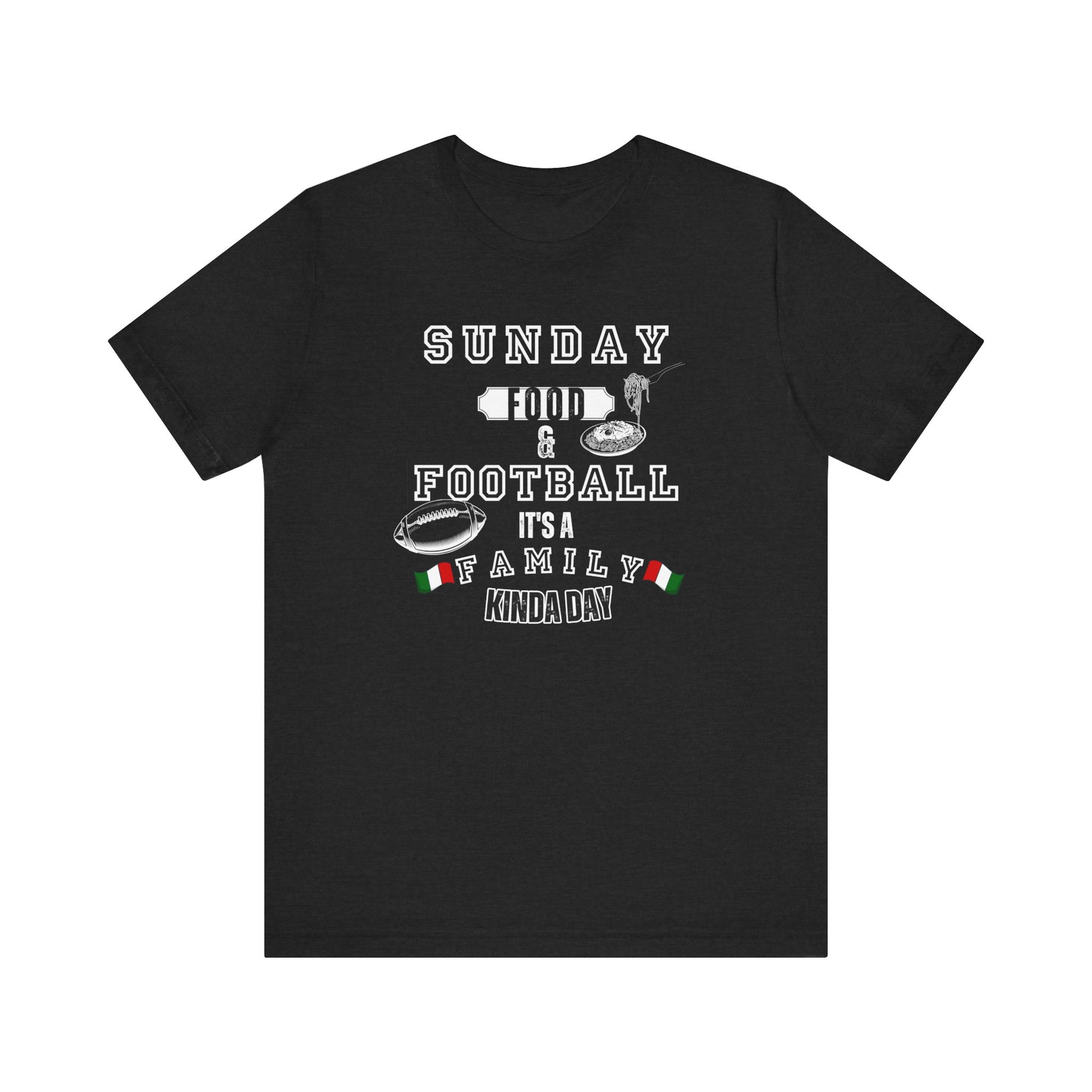 Football Sunday Unisex Tee - Italian Family Vibes - In Style Chics Boutique LLC
