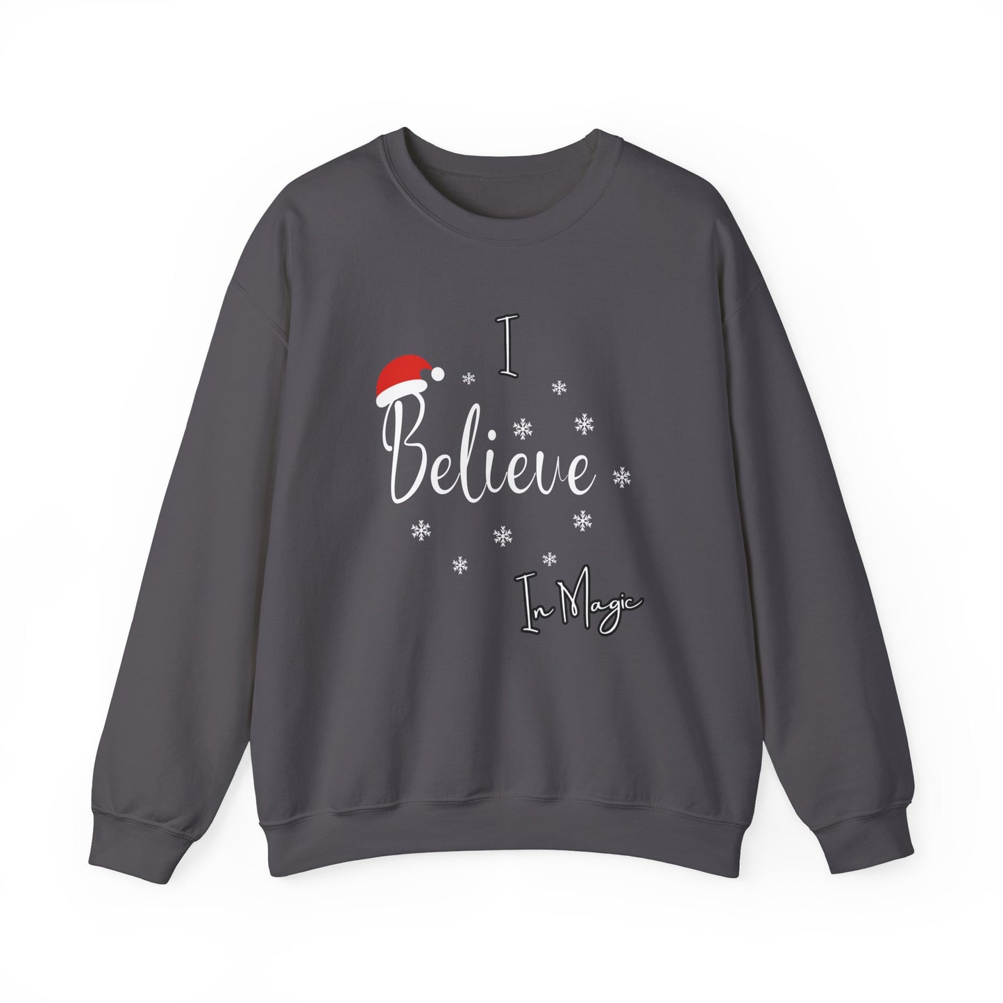 Crewneck "I Believe in Magic" Christmas Sweatshirt - In Style Chics Boutique
