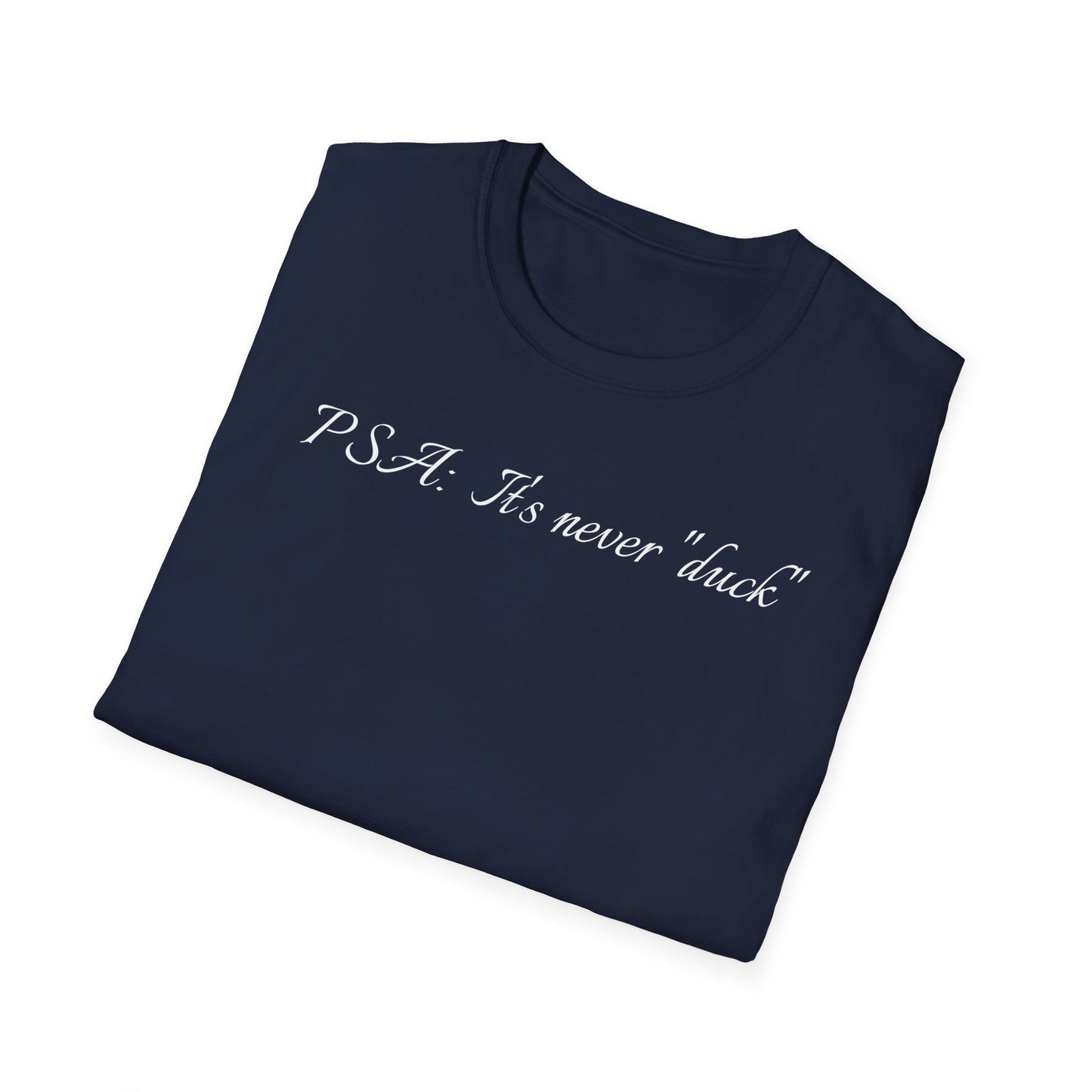Unisex Softstyle Graphic T-Shirt - "PSA..." - In Style Chics Boutique LLC