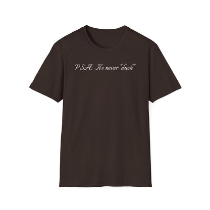 Unisex Softstyle Graphic T-Shirt - "PSA..." - In Style Chics Boutique LLC