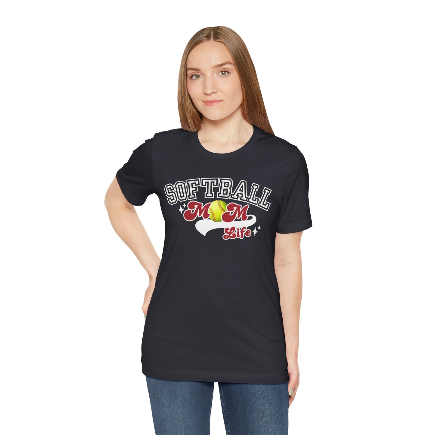 Softball Mom Life Short Sleeve Tee
