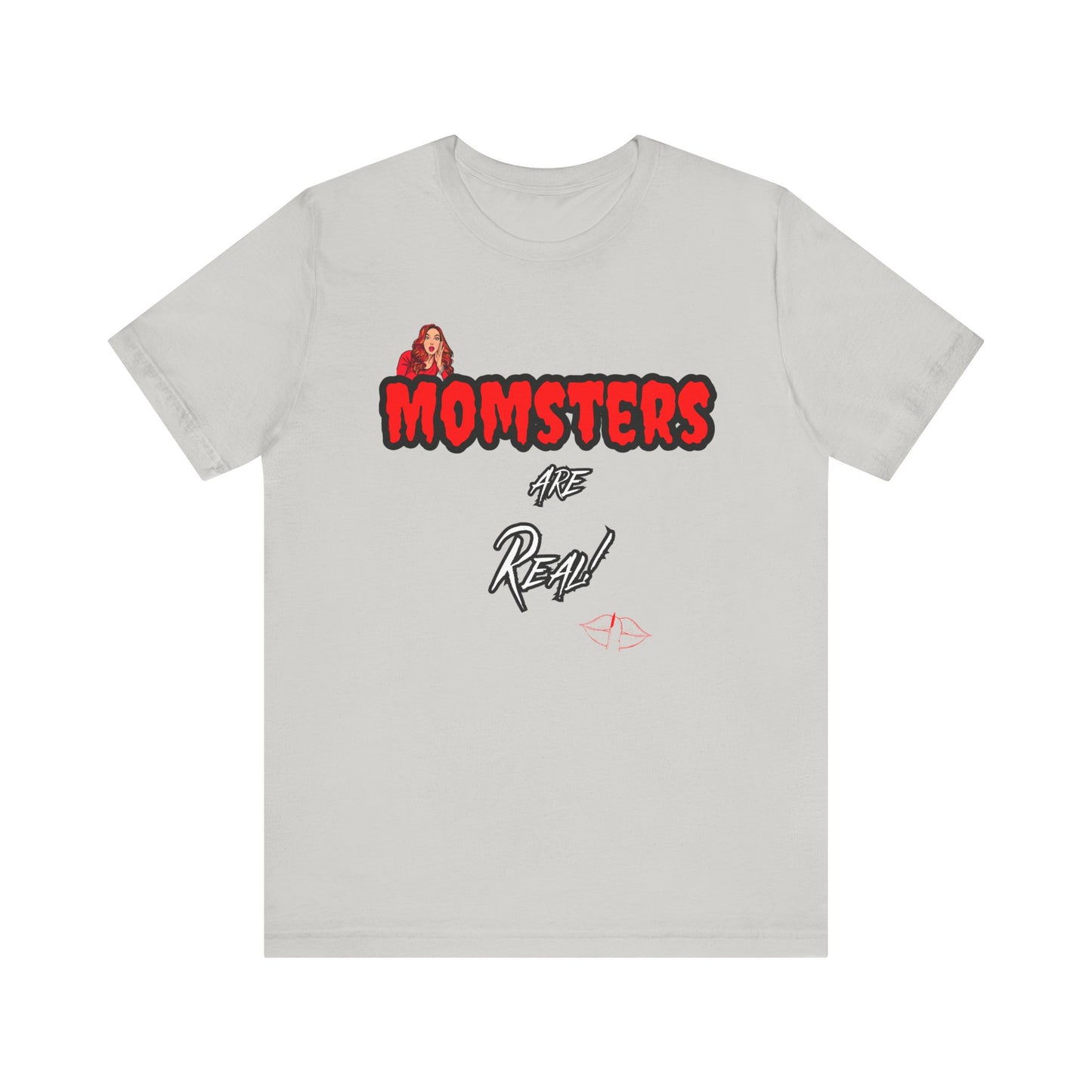 Unisex Jersey Short Sleeve Halloween Graphic T -"Momsters..." Light Color Tees - In Style Chics Boutique LLC