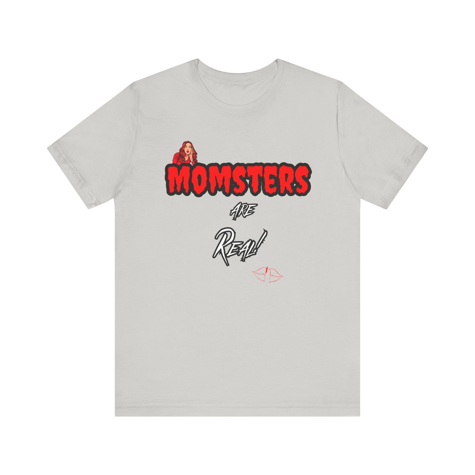 Unisex Jersey Short Sleeve Halloween Graphic T -"Momsters..." Light Color Tees - In Style Chics Boutique LLC