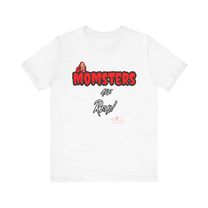 Unisex Jersey Short Sleeve Halloween Graphic T -"Momsters..." Light Color Tees - In Style Chics Boutique LLC