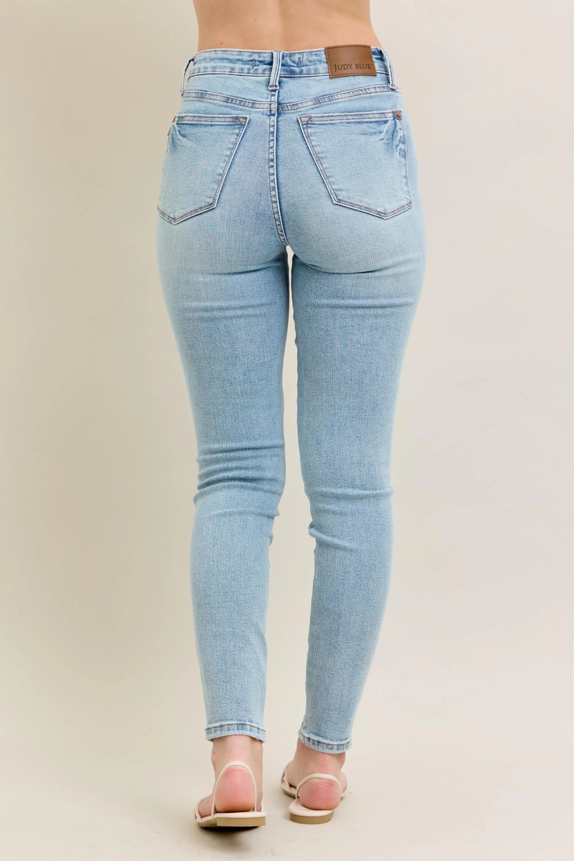 Judy Blue Skinny Jeans, Med Rise Tummy Control  - Best Jeans for Women - In Style Chics Boutique 