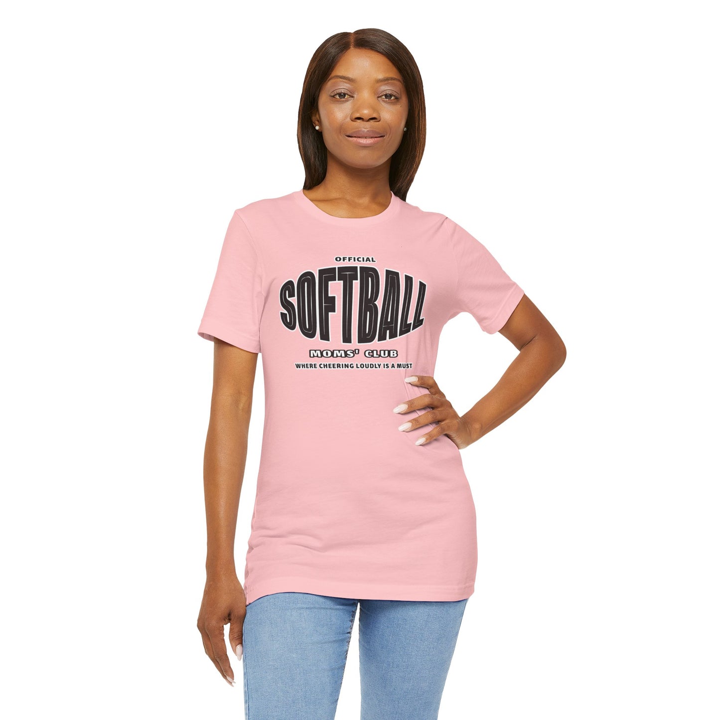 Softball Moms' Club Short Sleeve Tee - Obsession Expressions by In Style Chics Boutique Cute Graphic Ts 