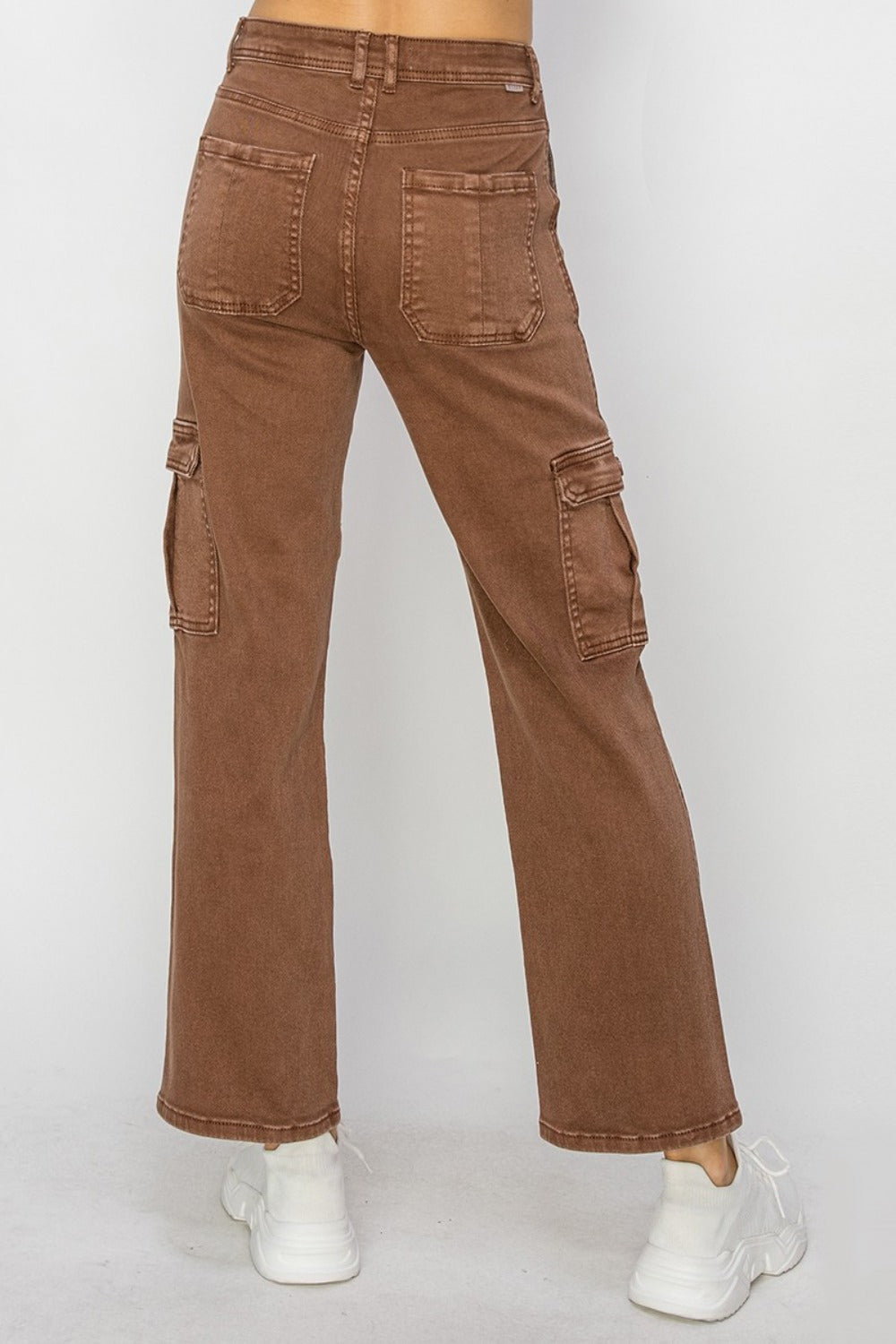 Risen Full Size High Rise Cargo Jeans - In Style Chics Boutique LLC