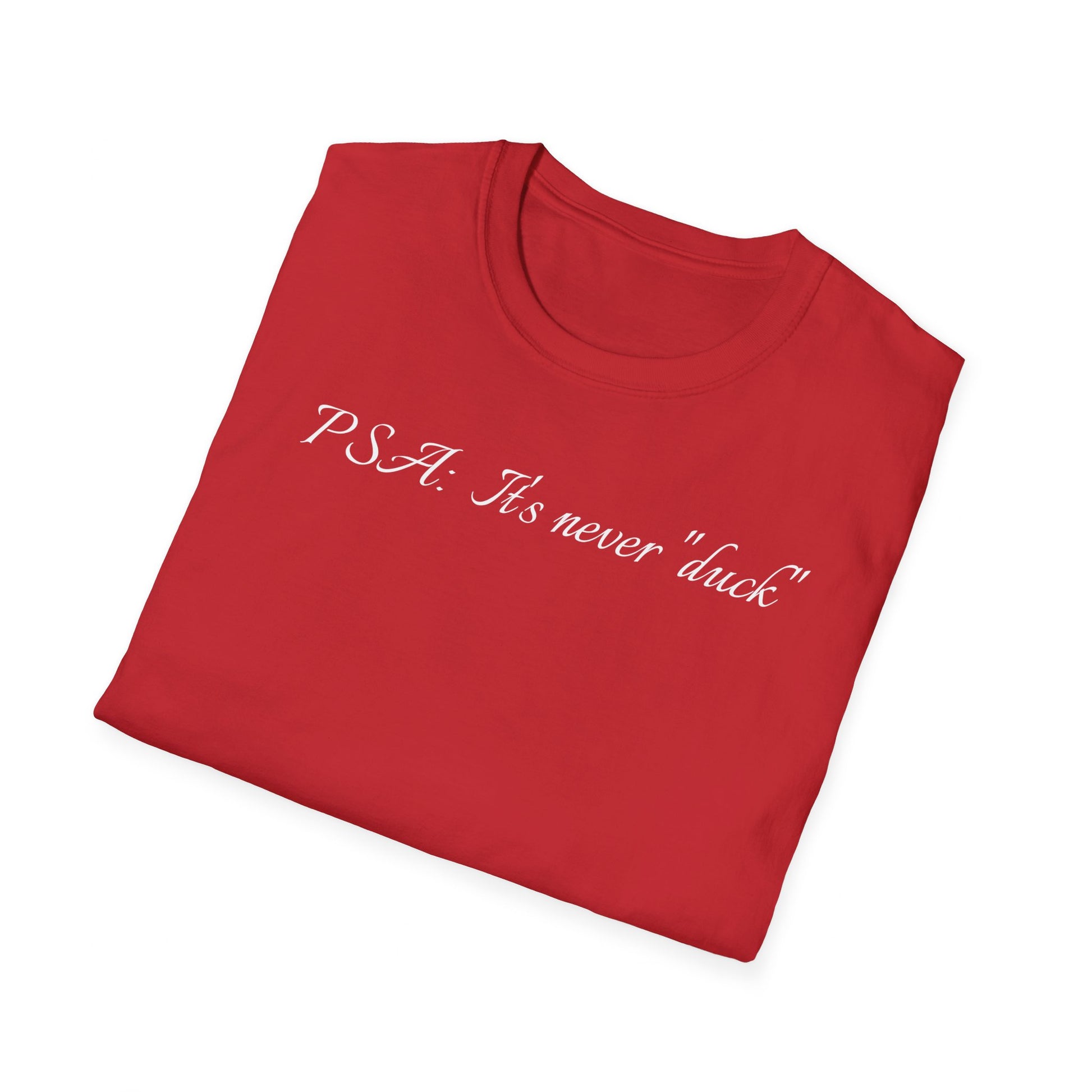 Unisex Softstyle Graphic T-Shirt - "PSA..." - In Style Chics Boutique LLC