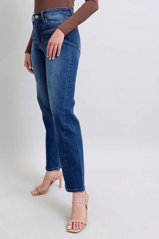 Judy Blue Full Size Side Seam Detail Straight Jeans with Pockets - In Style Chics Boutique LLC