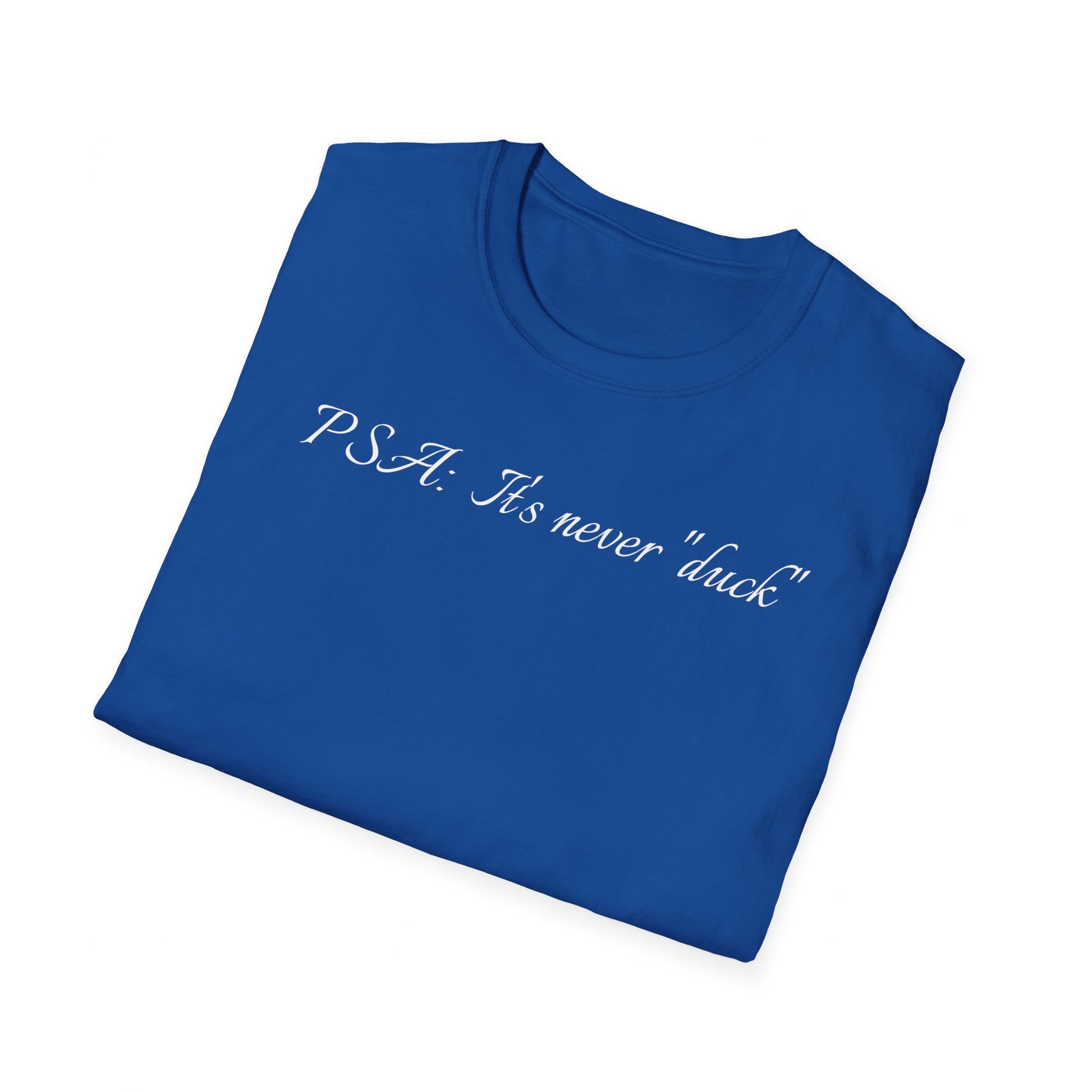 Unisex Softstyle Graphic T-Shirt - "PSA..." - In Style Chics Boutique LLC